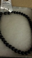 Black 12mm Pearl Style Beads Beaded Necklace & Earrings Set Ships Today Black 12mm Pearl Style Beads Beaded Necklace & Earrings Set Ships Today