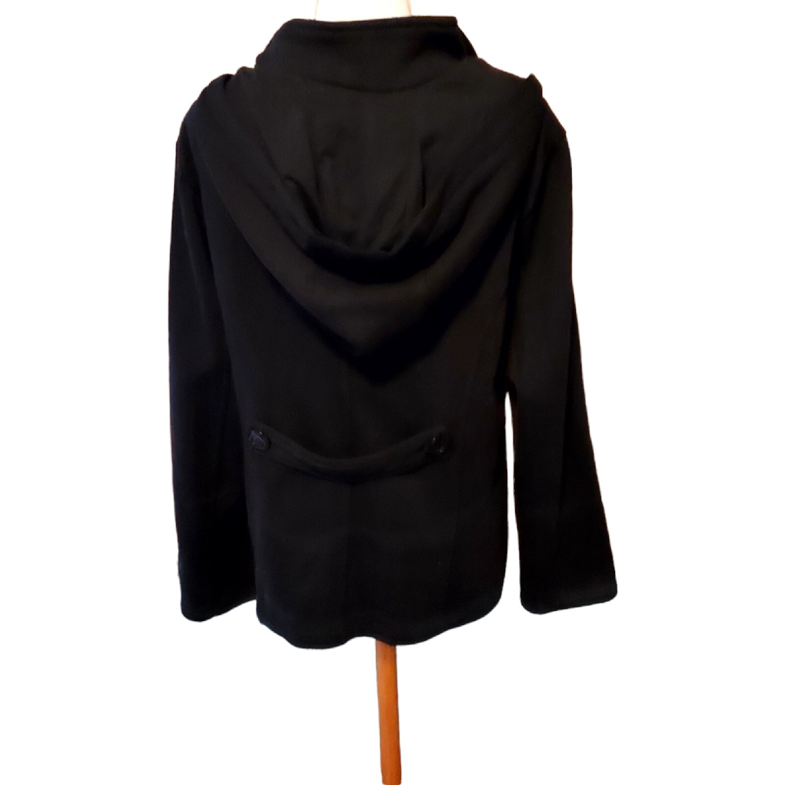 Cato Xl Coat Jacket Black Fleece Sweat Fullzip Button eBay