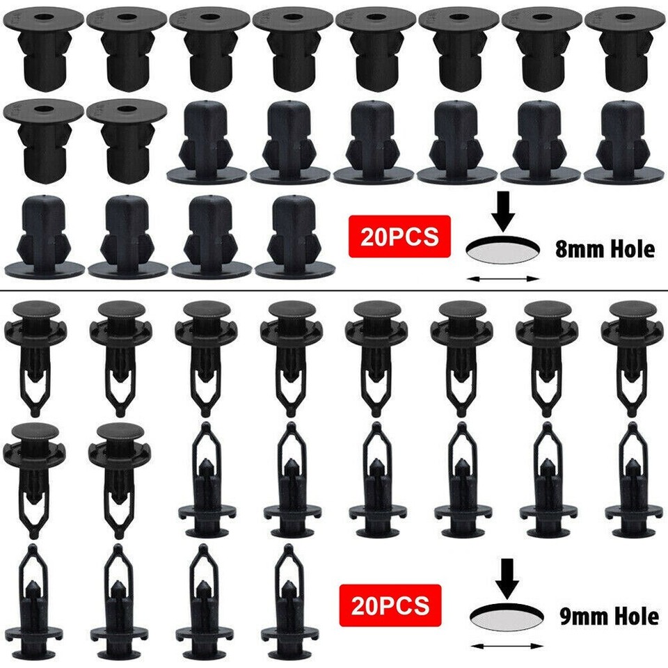 7mm 8mm 9mm Clips Lexus Car Body Clips Kit – 100-Piece Bumper, Fender, Trim Panel Push Rivets (7mm, 8mm, 9mm) – Easy Installation, No Drilling Bumper Push Rivets - Foto 10