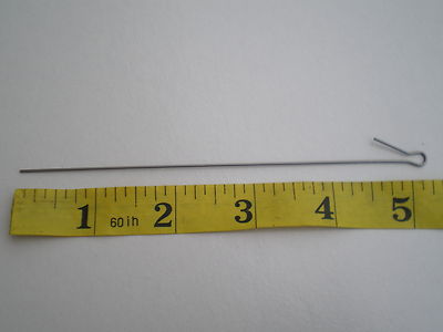 50 PCS. OPEN LOOP STAINLESS STEEL LURE SHAFT WIRE FORM .041X5'' MAKE ''SPINNERS''