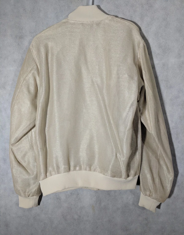 John Elliott SS17 Runway Mesh MA1 Flight Bomber Talla 1 Hecho en EE. UU. Foto 2 de 4