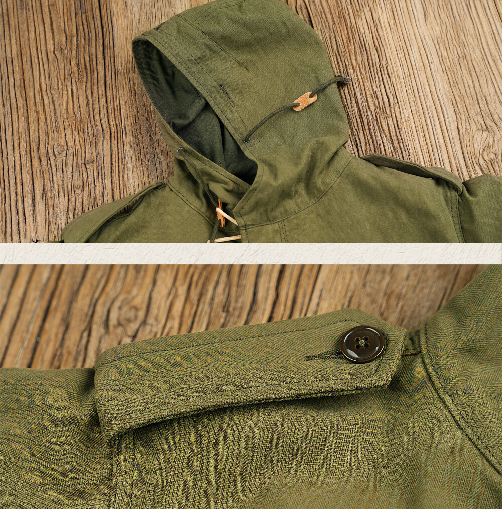 M51 PARKA SHELL Men's Military Trench Coat Windbreak Hooded