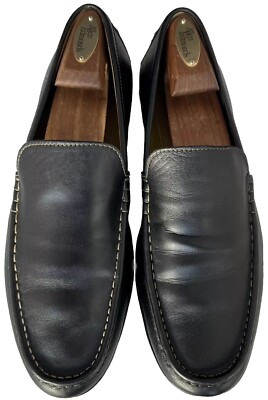 Cole Haan Venetian Driving Loafers Men\'s Size 14M Black Leather Moc-Toe Shoes C1 Amazon.com | Cole Haan Men main image 3