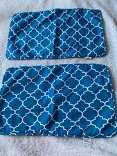 Vanteriam 2 Packs 12" x 20" Turquoise Pillow Cover K6 