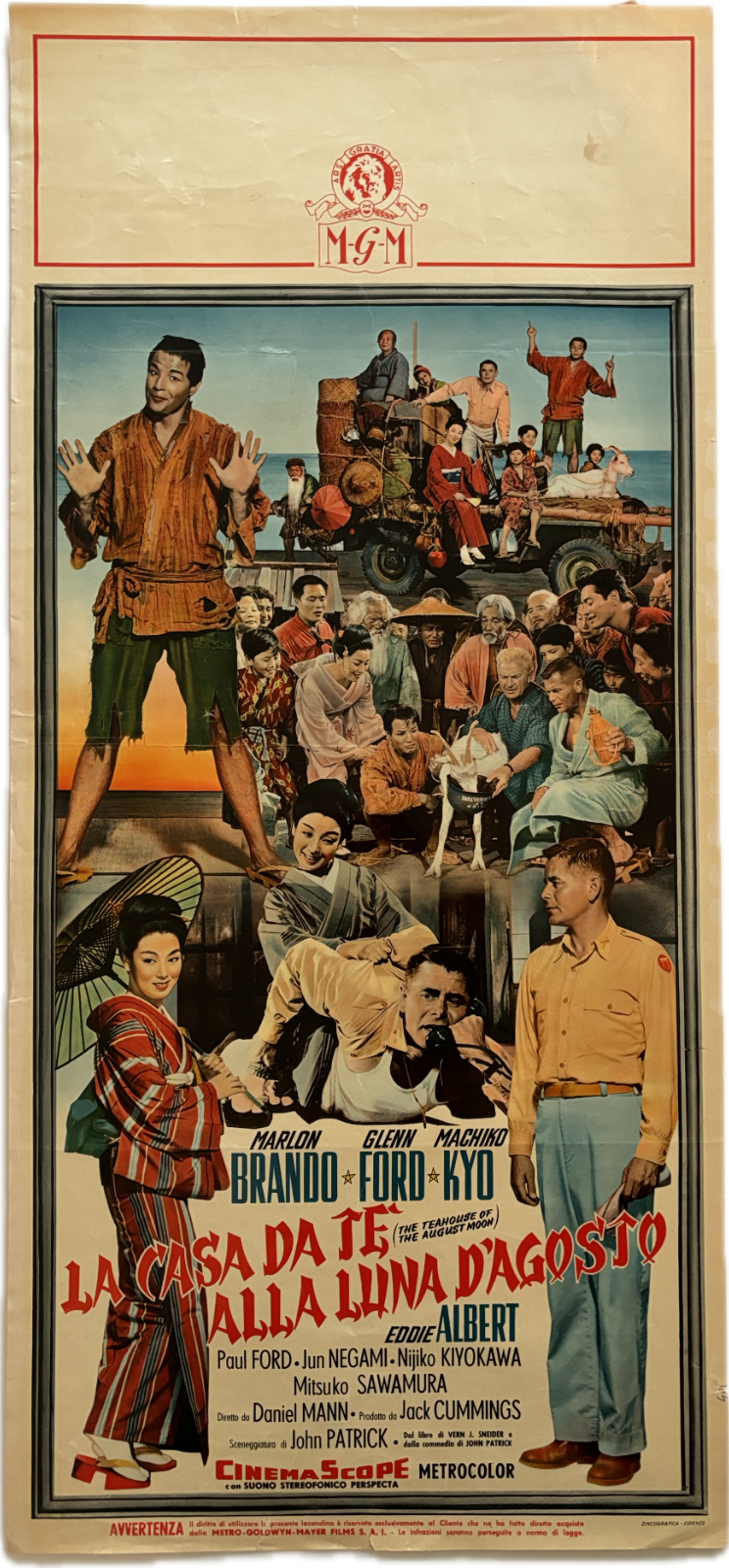 Locandina di La casa da tè alla luna d'agosto (1956)
