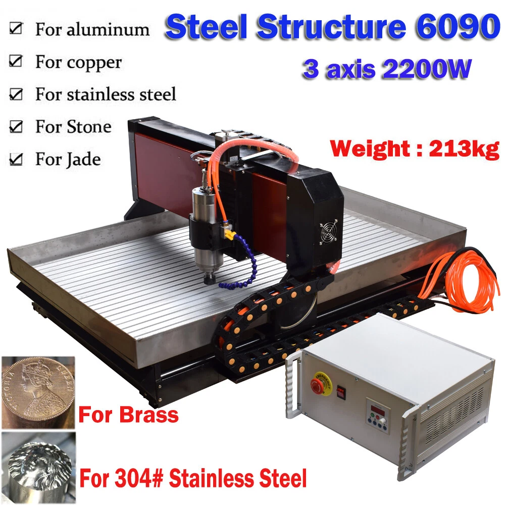 CNC 6090 3axis 2.2KW CNC Router Small CNC Steel Metal Engraving Milling Machine
