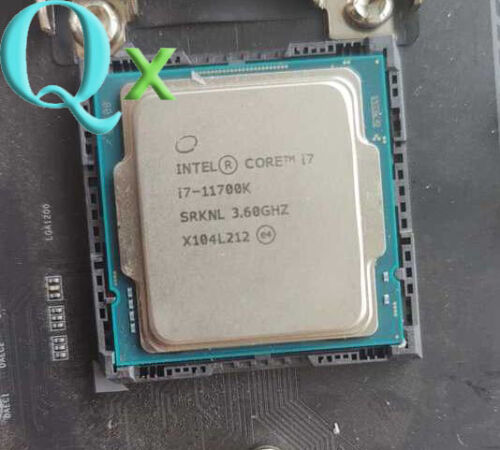 Processeur processeur Intel Core i7-11700K LGA 1200e génération 8 cœurs 3,6 GHz 125 W ordinateur de bureau - Photo 1/1