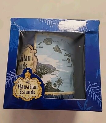 New The Islander Group Hawaiian Islands Collector Mug Blue Island Chain B2