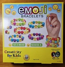 Creativity for Kids Emoji Bracelets Craft Kit