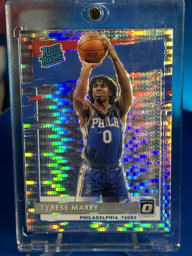 2020-21 Panini Donruss Optic - Rated Rookie Tyrese Maxey #171 Pulsar Prizm (RC)