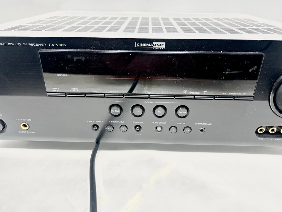 Yamaha RX-V665 7.2Ch 450W HDMI Dolby Natural Sound Home Theatre Receiver - Image 4 of 4