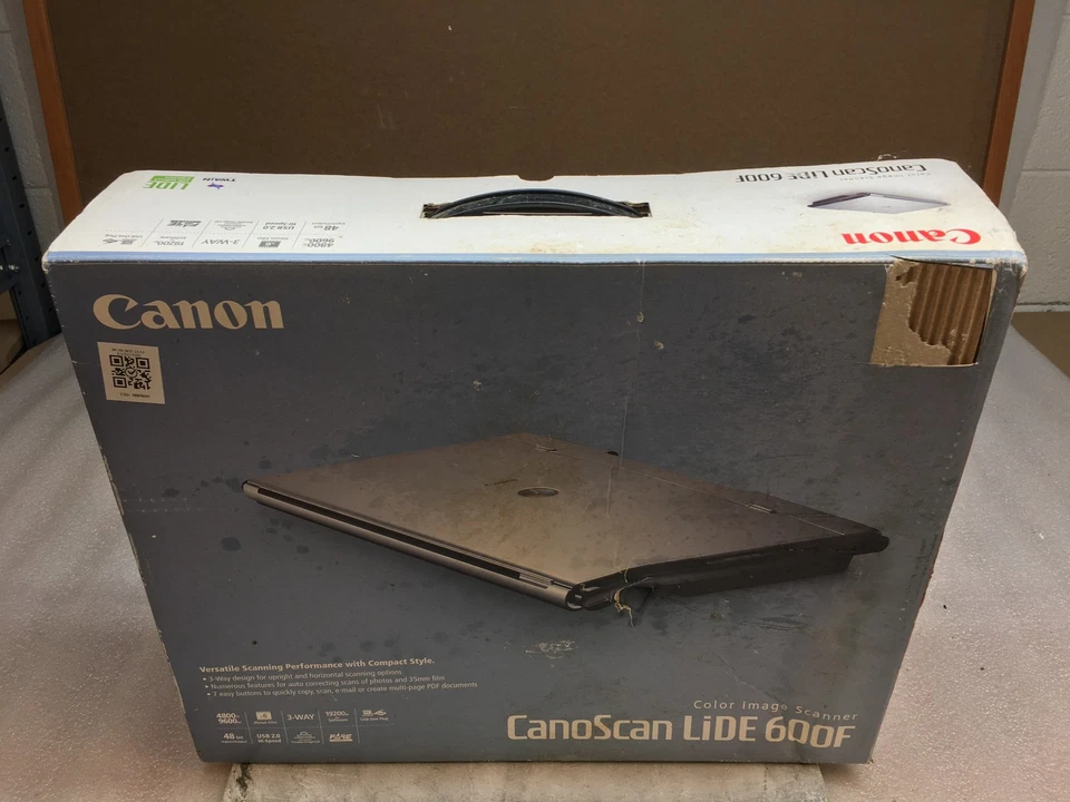 CanoScan Lide Scan 600 Flatbed Scanner with Software Manual Cable and FAU - Image 2 of 4