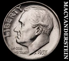1955 Roosevelt Dime- Silver- Scarce Better Date No Reserve #J7379