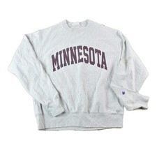Vintage 1990s Champion Reverse Weave Minnesota University Sweatshirt Men's Mediu