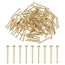 100x brass nails 1.5x20mm for hardware