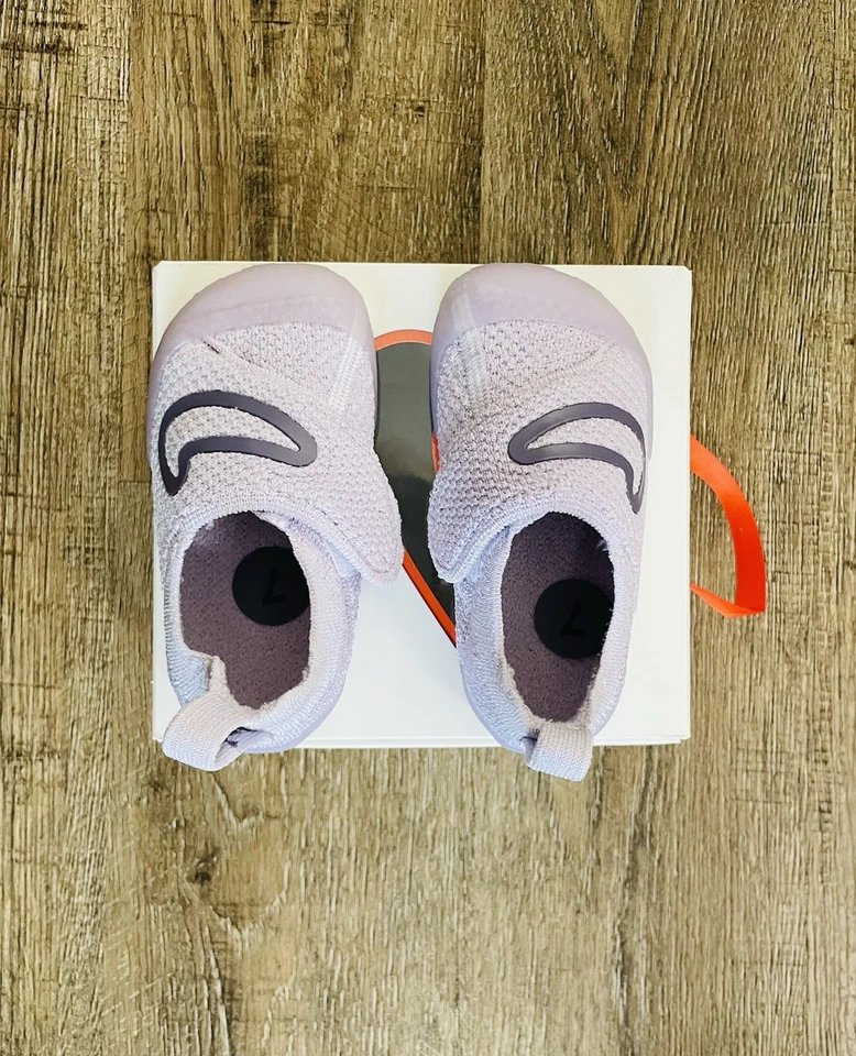 Nike Swoosh 1 TD Infantil Fkyknit Zapatos Apenas Uva Daybreak Talla 6C FB3244-500 Foto 2 de 4