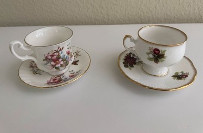 2 Tassen-Sets aus England   Royal Albert & Royal Vale