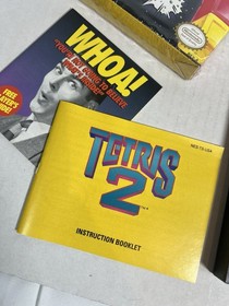 Tetris 2 (Nintendo NES, 1993) CIB Complete Manual & Inserts VG CONDITION 