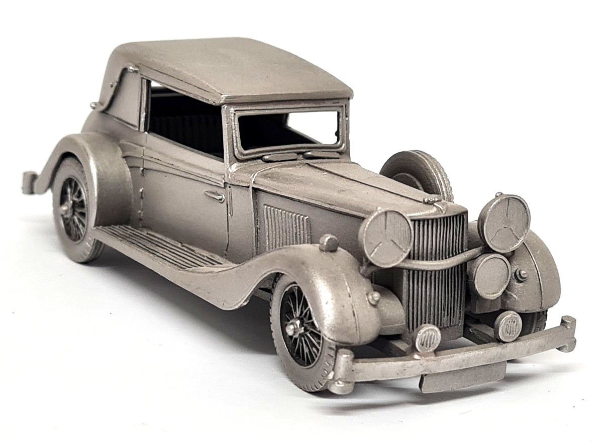 Danbury Mint - Alvis Speed 25 1936 Pewter 11cms Model Car