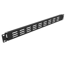 1U Hinged Vented Rack Mount Blank Panel Spacer