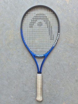 Head Ti Conquest Nano Titanium Tennis Racket Grip 4 3/8-3 Blue White Nice