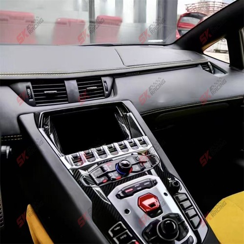 Kit de moldura de cubierta de consola interior de fibra de carbono seca para Lamborghini Aventador LP700 - Imagen 46 de 46