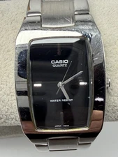 Scratched Casio MTP-1165 New Battery 27MM 7.25" Black Dial Mod 1330
