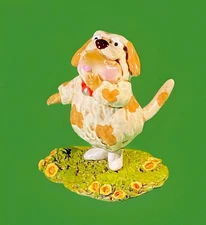 Wee Forest Folk M-669e HEY DIDDLE LITTLE DOG LAUGHED. Limited/Retired. LAST ONE!