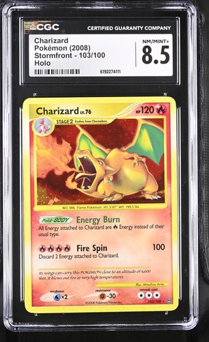 Charizard graded CGC 8.5 for sale on eBay