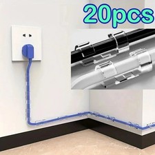20pcs Cable Clips Self Adhesive Cord Organizer Wire Holder for Desk Wall Home