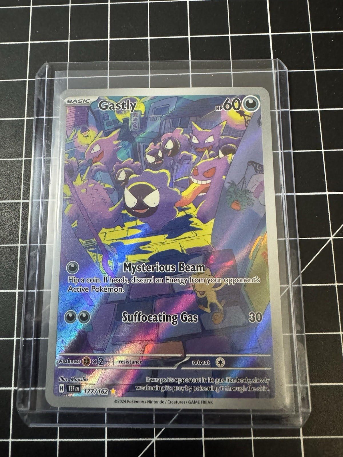 177 162 pokemon card Gastly 177/162