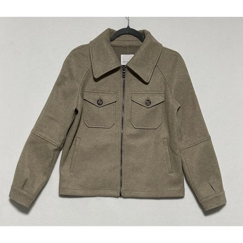 VETEMENTS Avec Les Filles Chore Giacca Shacket Cammello Marrone Donna Small Nuova senza etichette