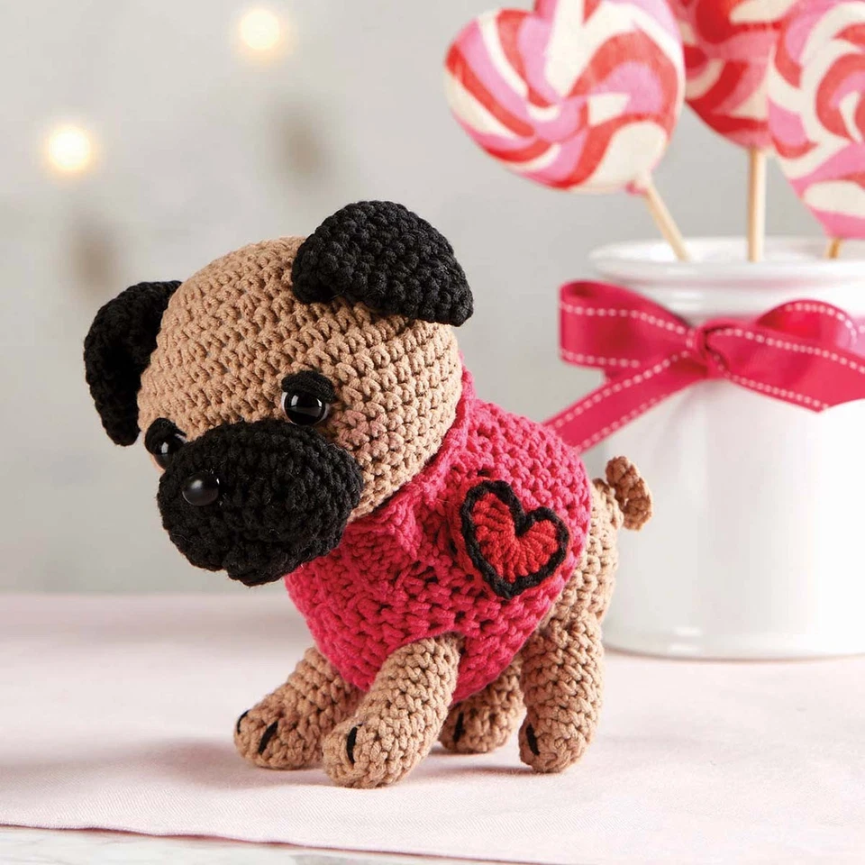 Herrschners® Love Pug Crochet Kit