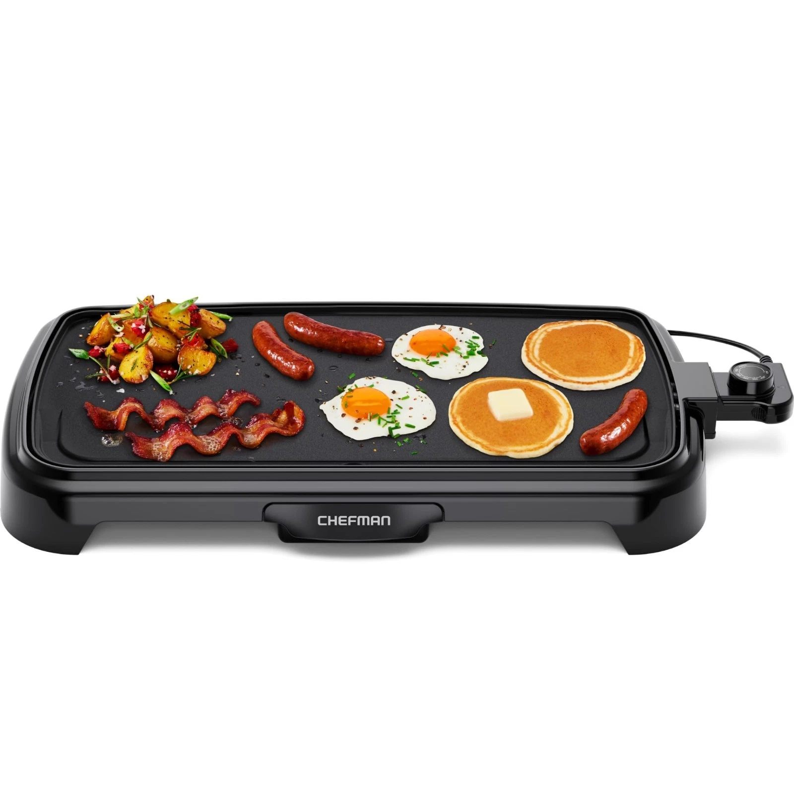 Extra Large Electric Griddle with Removable Temp Control, Nonstick Flat Top Gril