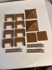 Vintage Marx Fort Apache Play Set Stockade Blockhouses & Ladders