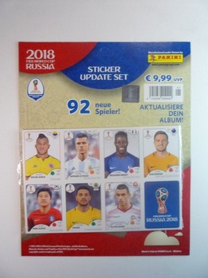 PANINI World Cup 2018 WM Russia Sticker Update Set in OVP