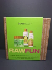Raw Sugar Kids 3pc Fun Gift Set Shampoo/Conditioner, Lotion, Slime Body Wash