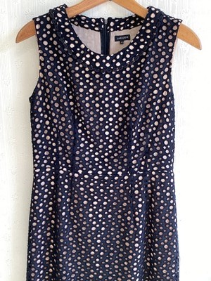 Jaeger silk lined black ladies sleeveless Dress Size 10