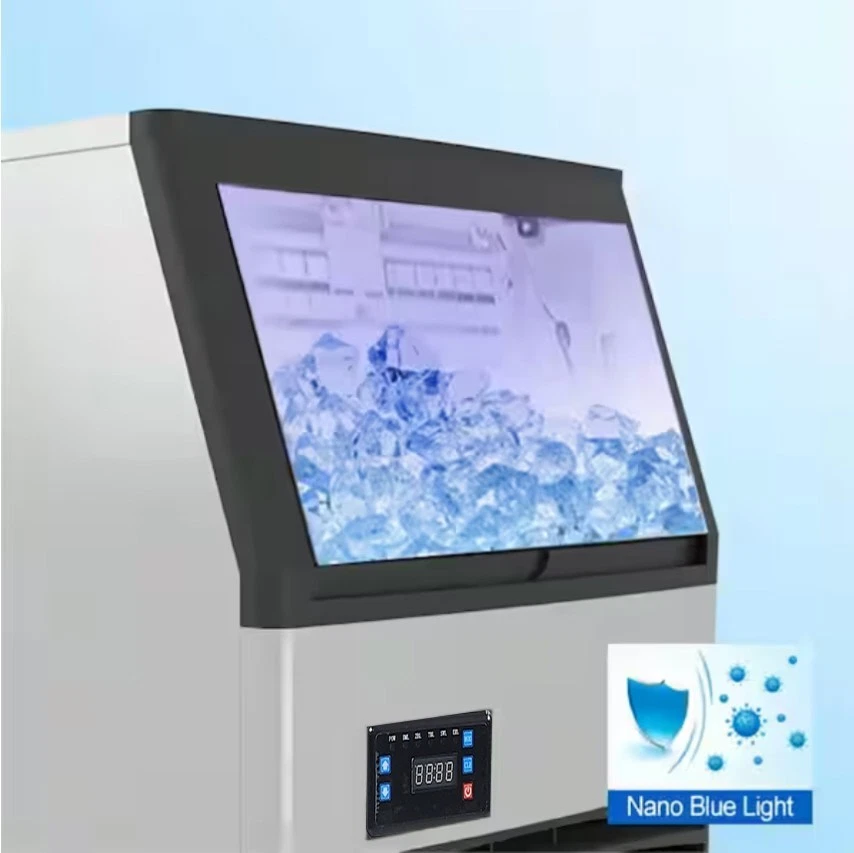 Commercial Ice Maker Machine 60kg Ice Cube Large 60Kg Storage Automatic Cleaning - Picture 13 of 18