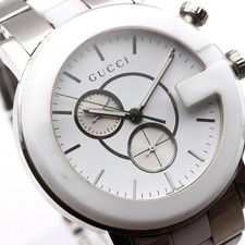 Gucci 101M Chronograph Men's Watch 44mm Swiss Movement Luxury Vintage