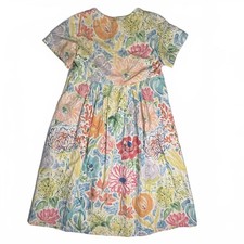 Vintage Dock of the Bay Floral Cottagecore Midi Dress Size L