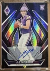 JJ MCCARTHY AUTO SSP 2024 PANINI PHOENIX BLACK HYPER REFRACTOR ROOKIE #185
