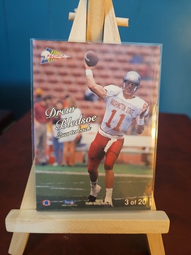 1993 Pacific Gold Prisms Drew Bledsoe #3 Rookie RC - Bild 2 von 4