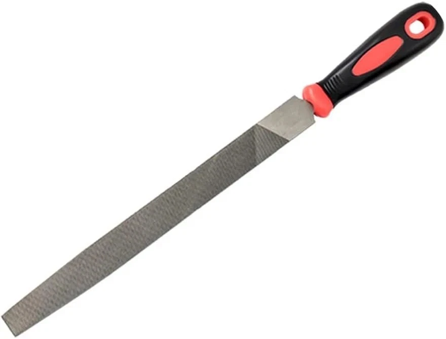 5pc 8" Inch Engineers File Set for Metal Round Flat Triangular Half Round Square - Image 3 of 4