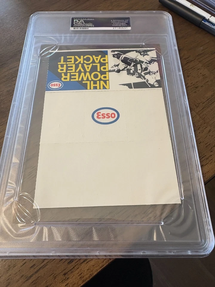 1970-71 Esso Power Players w/Tab PSA 6 Brad Park Mike Walton Serge Bernier Rare — 第 2/2 张图片