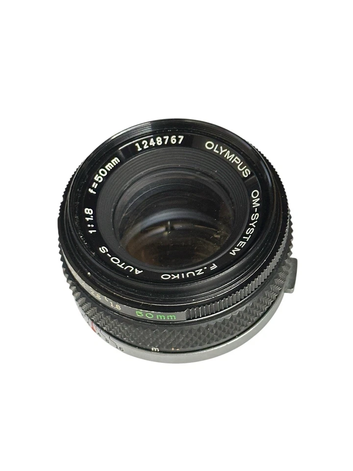 Vintage Olympus OM-System F.Zuiko Auto-S 50mm f/1.8 Lens (OM Mount) - Image 2 of 4