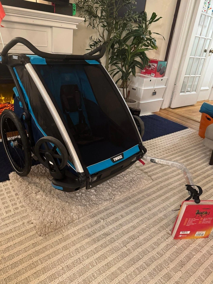 Thule Chariot Cross 2 double stroller bike trailer jogger - Image 3 of 4