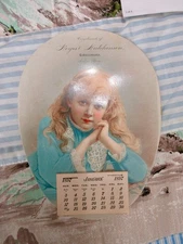 Antique 1897 NOYES & HUTCHINSON TOBACANISTS SALEM MASS  Advertising Calendar