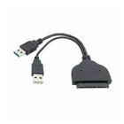 Mini PCI- E 2 Lane M.2 NGFF & mSATA To USB 3.0 to SATA 22pin 2.5" HD SSD Adapter