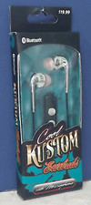 Cool Kustoms Bluetooth Wireless Earbuds w/Microphone Black New Sealed